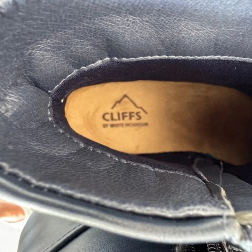 Cliffs by White Mountain Booties - Durbon Navy/SMOOTH 7 Wide